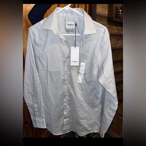 Goodfellow & Co Light Gray Button-Up men’s dress Shirt Sz small